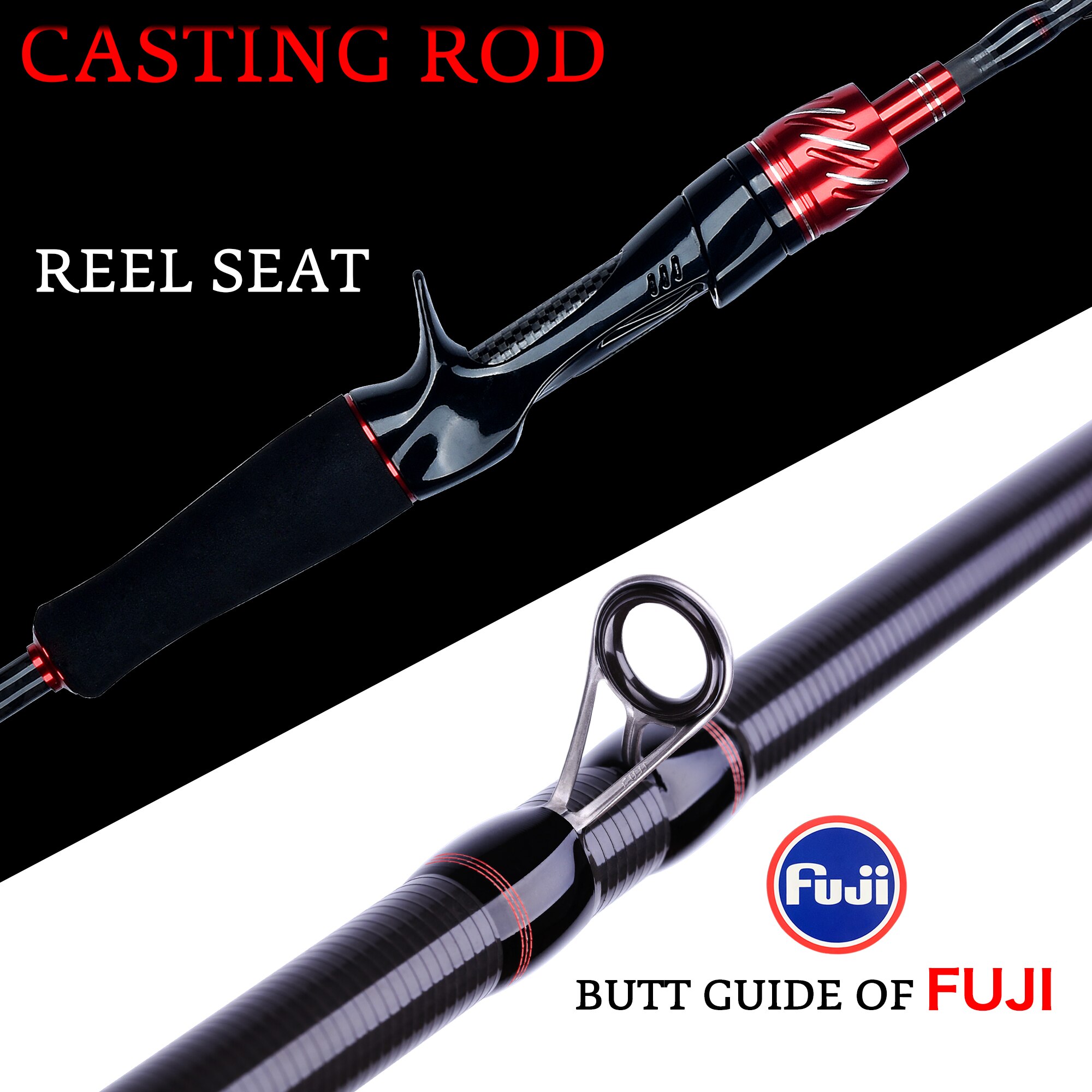BIUTIFU Traveller Spinning Cas - Fishing Rod Surf avaliação e preço