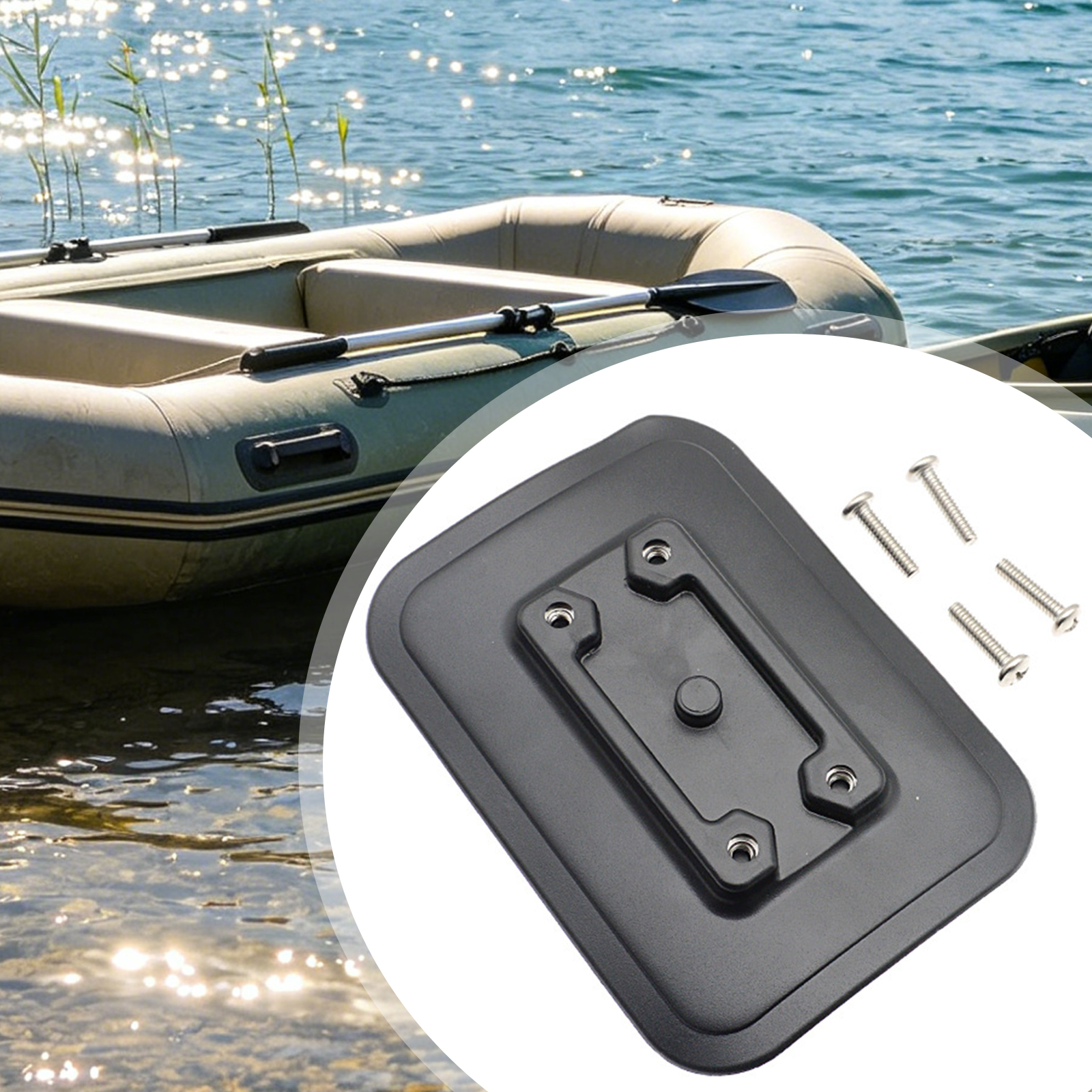 1 Set Inflatable Boat Fishing  - Fishing Rod Holder avaliação e preço