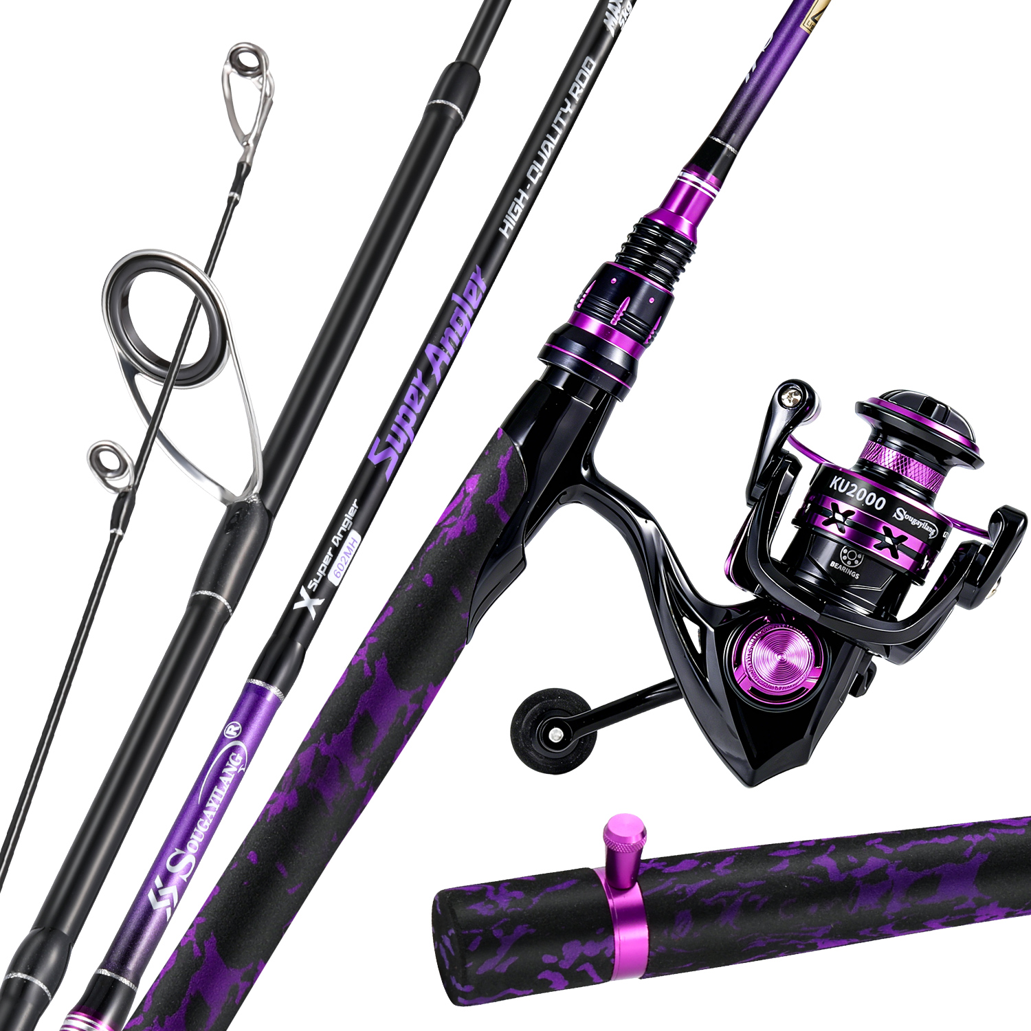 Sougayilang Spinning Fishing R - Fishing Rod Combo avaliação e preço