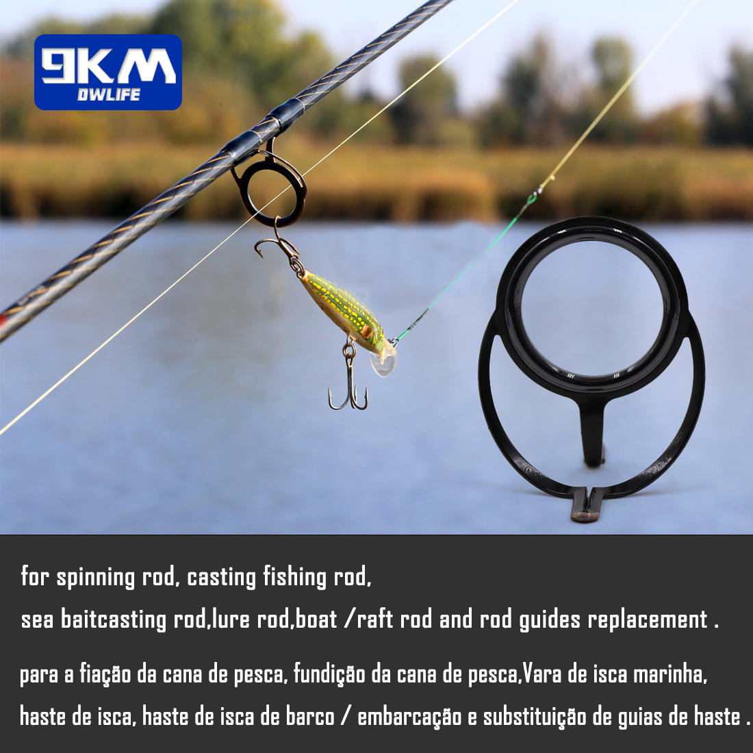 Fishing Rod Repair Kit Spinnin - Fishing Rod Building Kit avaliação e preço