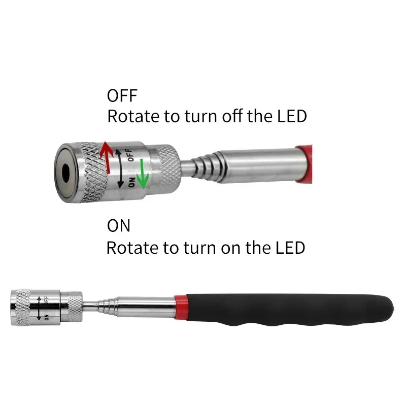Telescopic Magnetic Pen with L - Fishing Rod Telescopic avaliação e preço