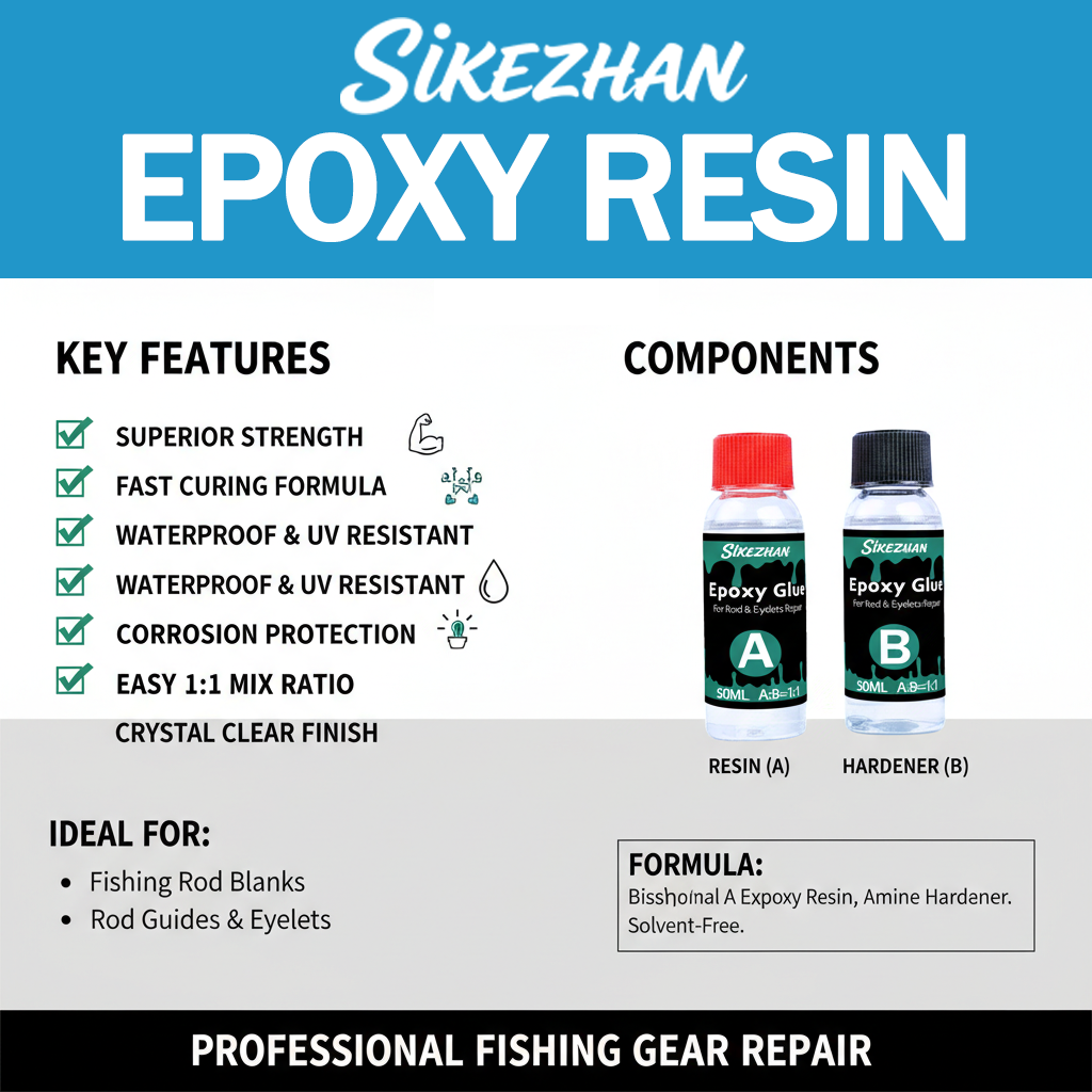 AB Epoxy 1:1 for Fishing Rod R - Fishing Rod Building Kit avaliação e preço