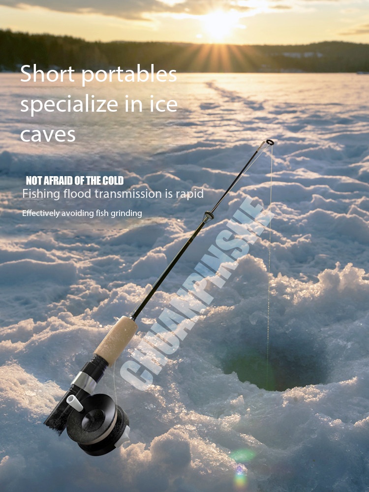 New Ice Fishing Rod Ultra Shor - Fishing Rod Ice avaliação e preço