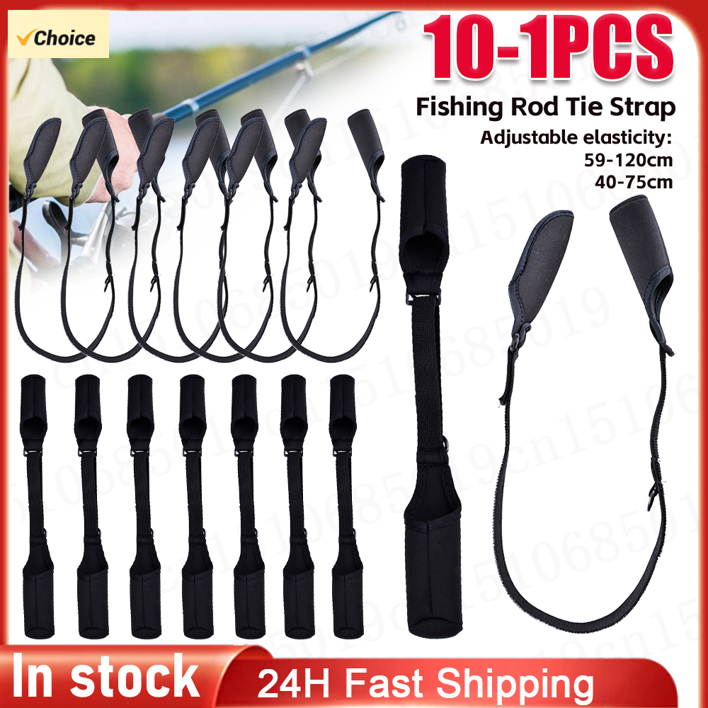 1-10PCS Fishing Rod Socks Srta - Fishing Rod Case avaliação e preço