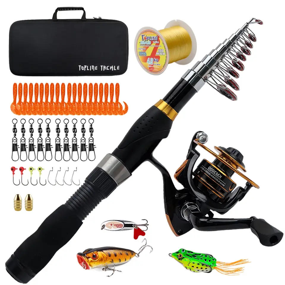 Portable Collapsible Ultraligh - Fishing Rod Spinning avaliação e preço