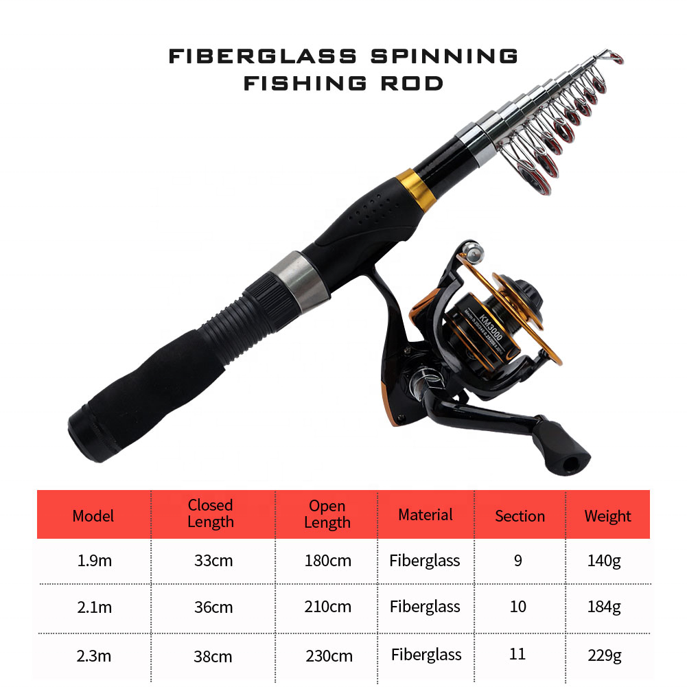 Portable Collapsible Ultraligh - Fishing Rod Spinning avaliação e preço