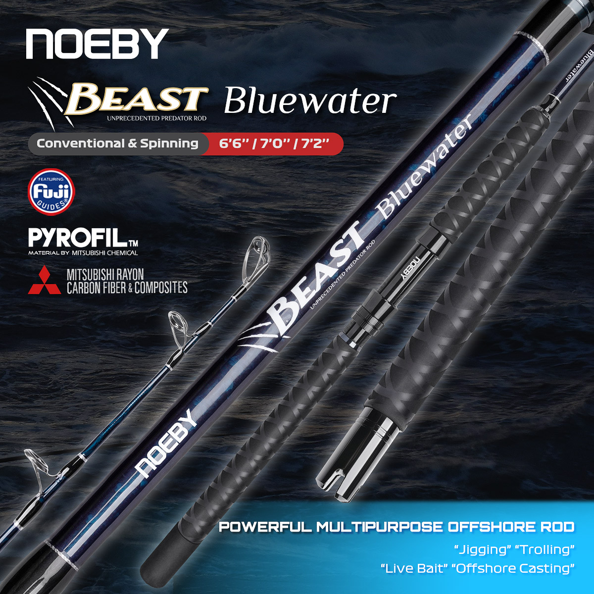 Noeby Beast Offshore Casting F - Fishing Rod Surf avaliação e preço