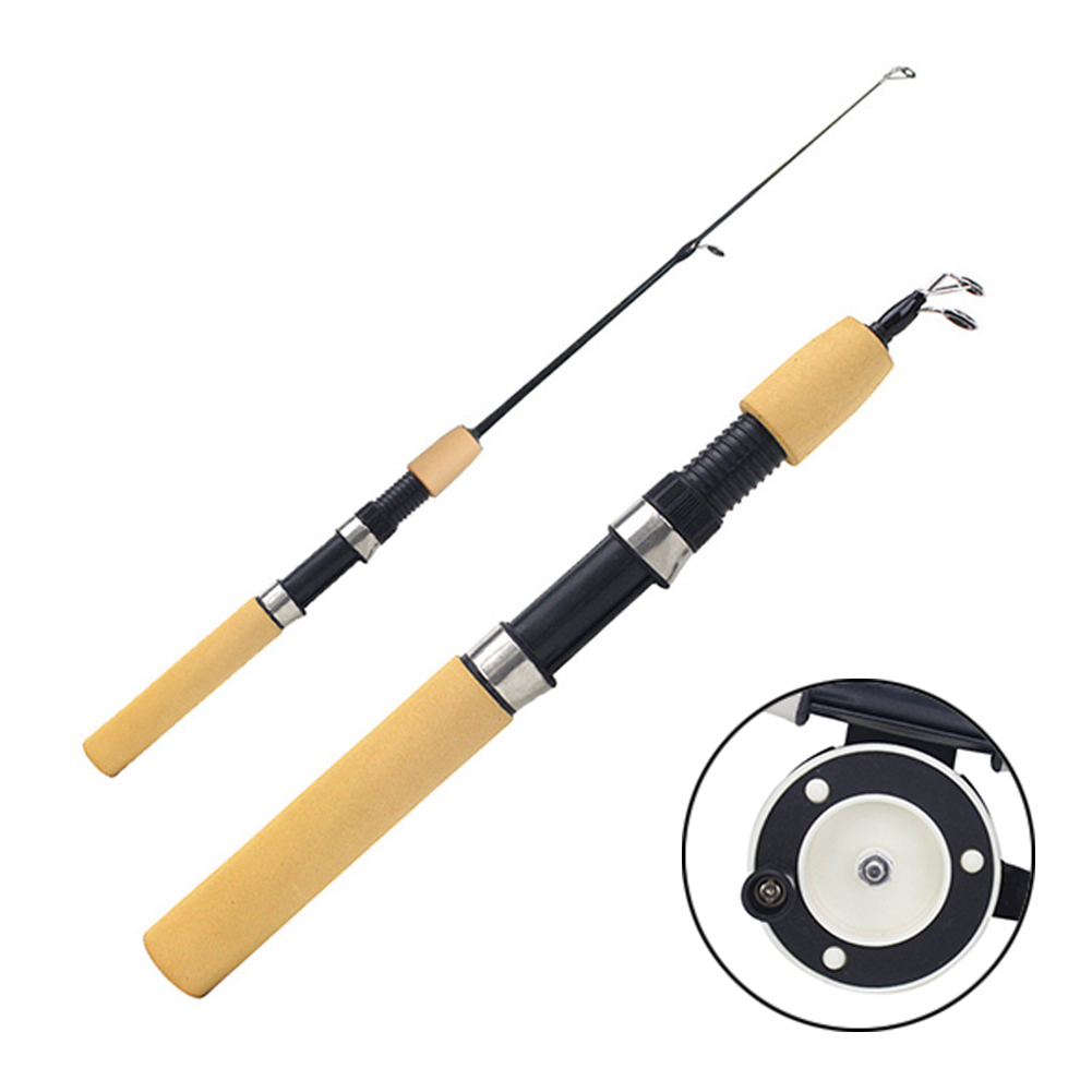 Ice Fishing Rod Portable Spinn - Fishing Rod Ice avaliação e preço