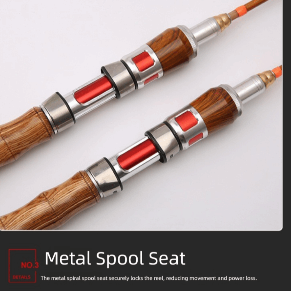 2025 4 Sections Spinning Fishi - Fishing Rod Carbon Fiber avaliação e preço