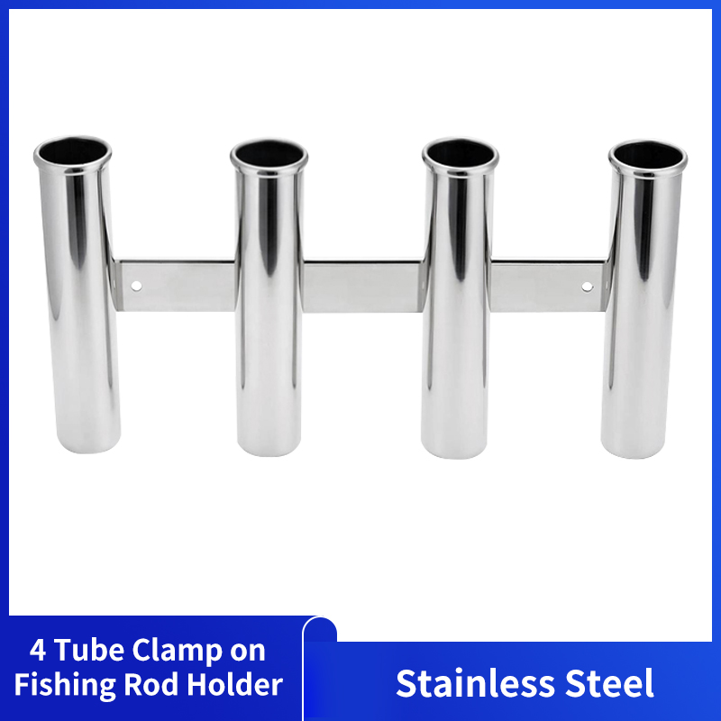 Stainless Steel 4 Tubes Rod ho - Fishing Rod Rack avaliação e preço
