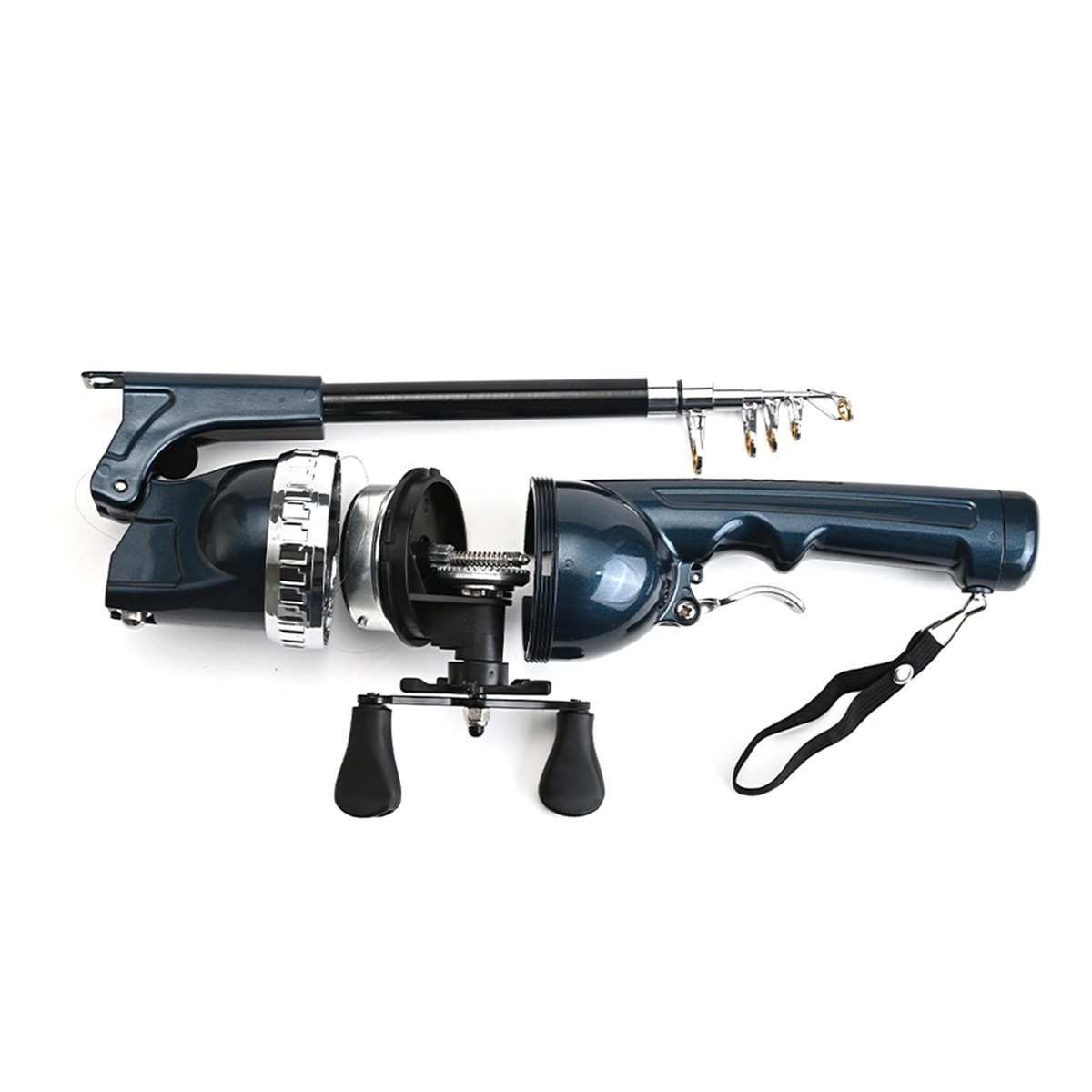 X59A_Portable Folding Fishing  - Fishing Rod Telescopic avaliação e preço