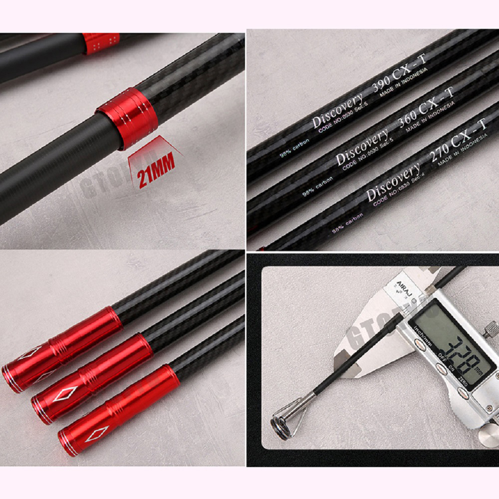 2.7m 3.6m 3.9m 4.5m Telescopic - Fishing Rod Surf avaliação e preço