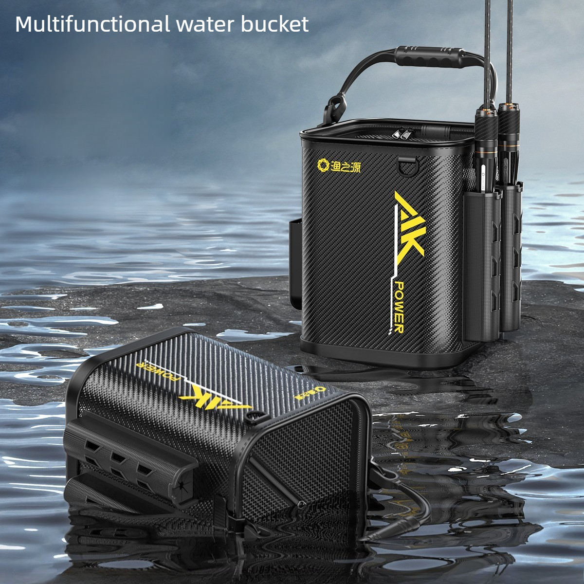 Multi-Functional Live Fish Buc - Fishing Rod Travel avaliação e preço