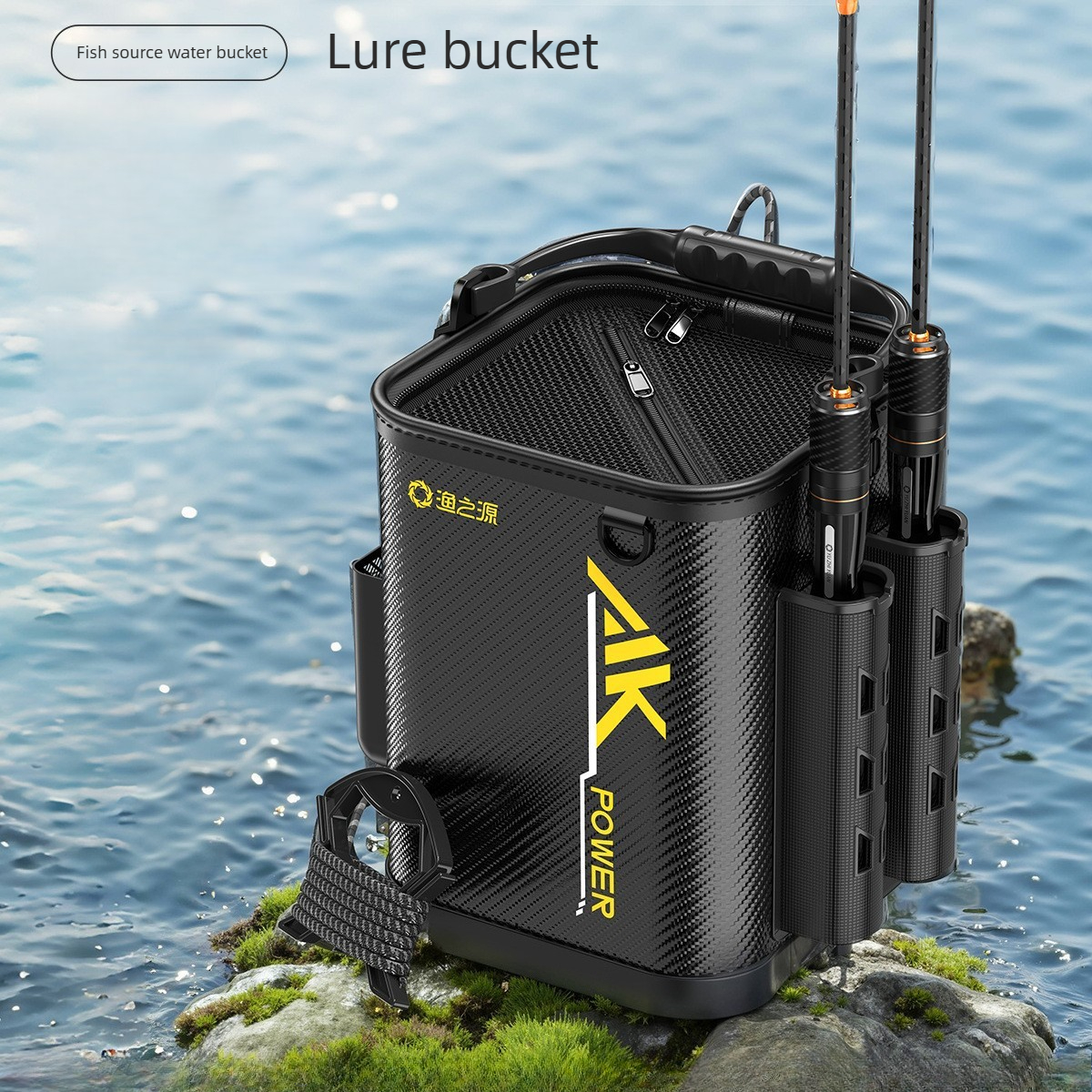 Multi-Functional Live Fish Buc - Fishing Rod Travel avaliação e preço