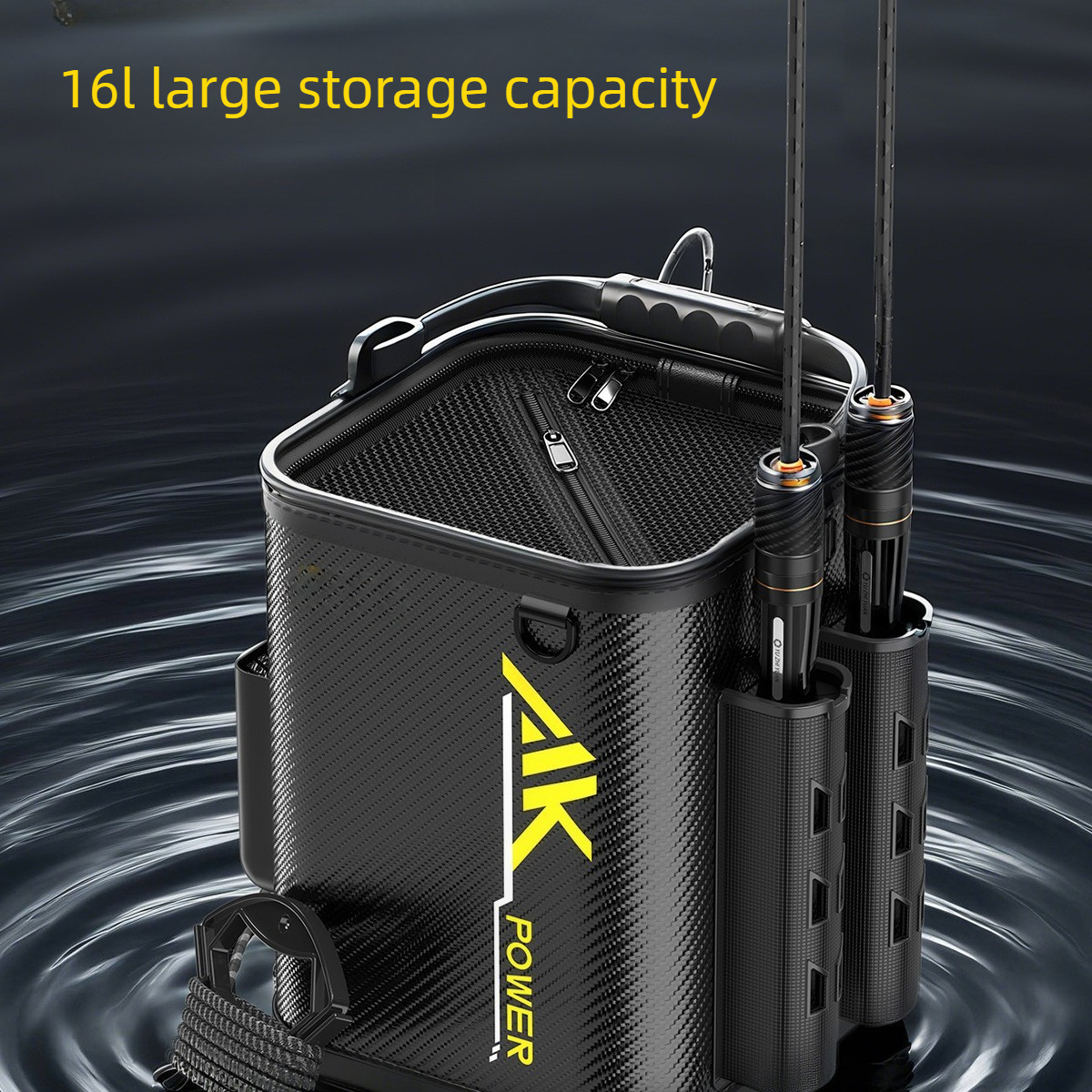 Multi-Functional Live Fish Buc - Fishing Rod Travel avaliação e preço