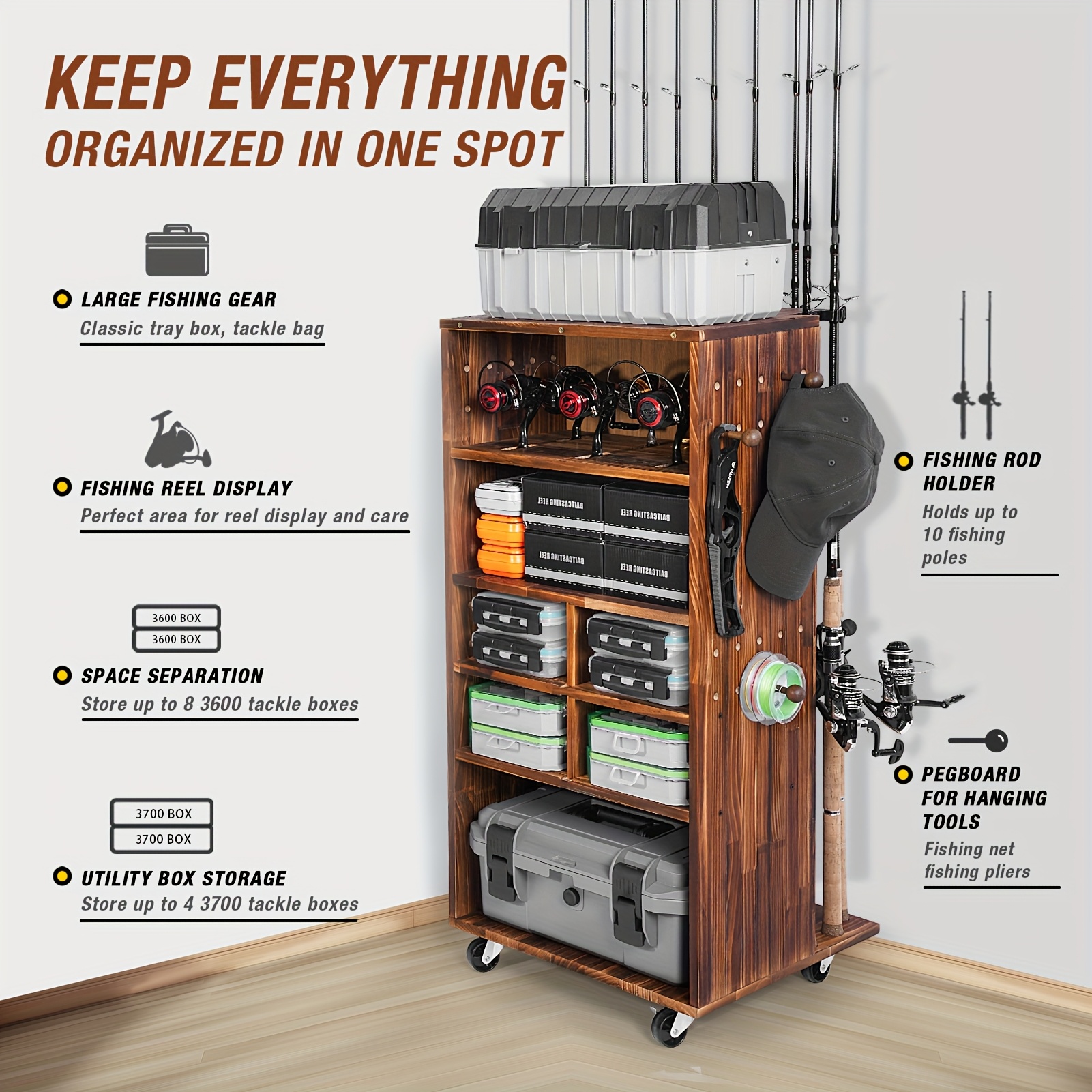 Ghosthorn Fishing Rod Holders  - Fishing Rod Rack avaliação e preço