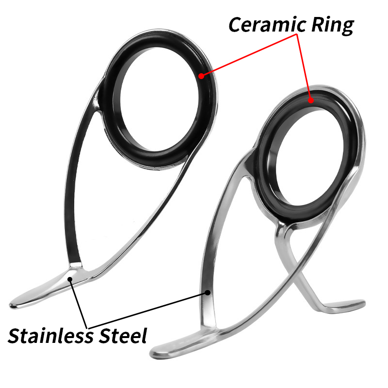 9Pcs Fishing Rod Guides Ring R - Fishing Rod Building Kit avaliação e preço
