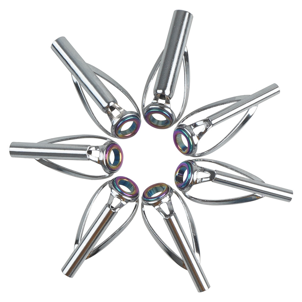 10Pcs Fishing rod guide tips r - Fishing Rod Tip Replacement avaliação e preço
