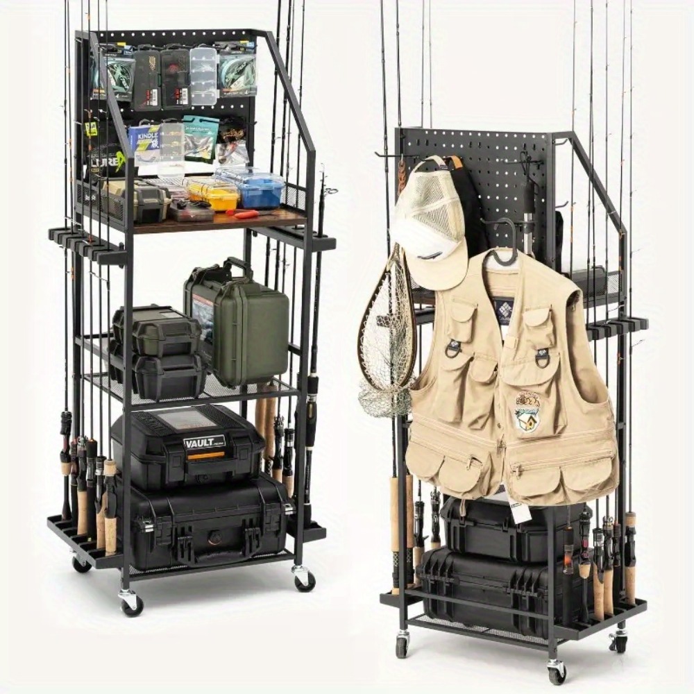 Fishing Rod Holders for Garage - Fishing Rod Case avaliação e preço