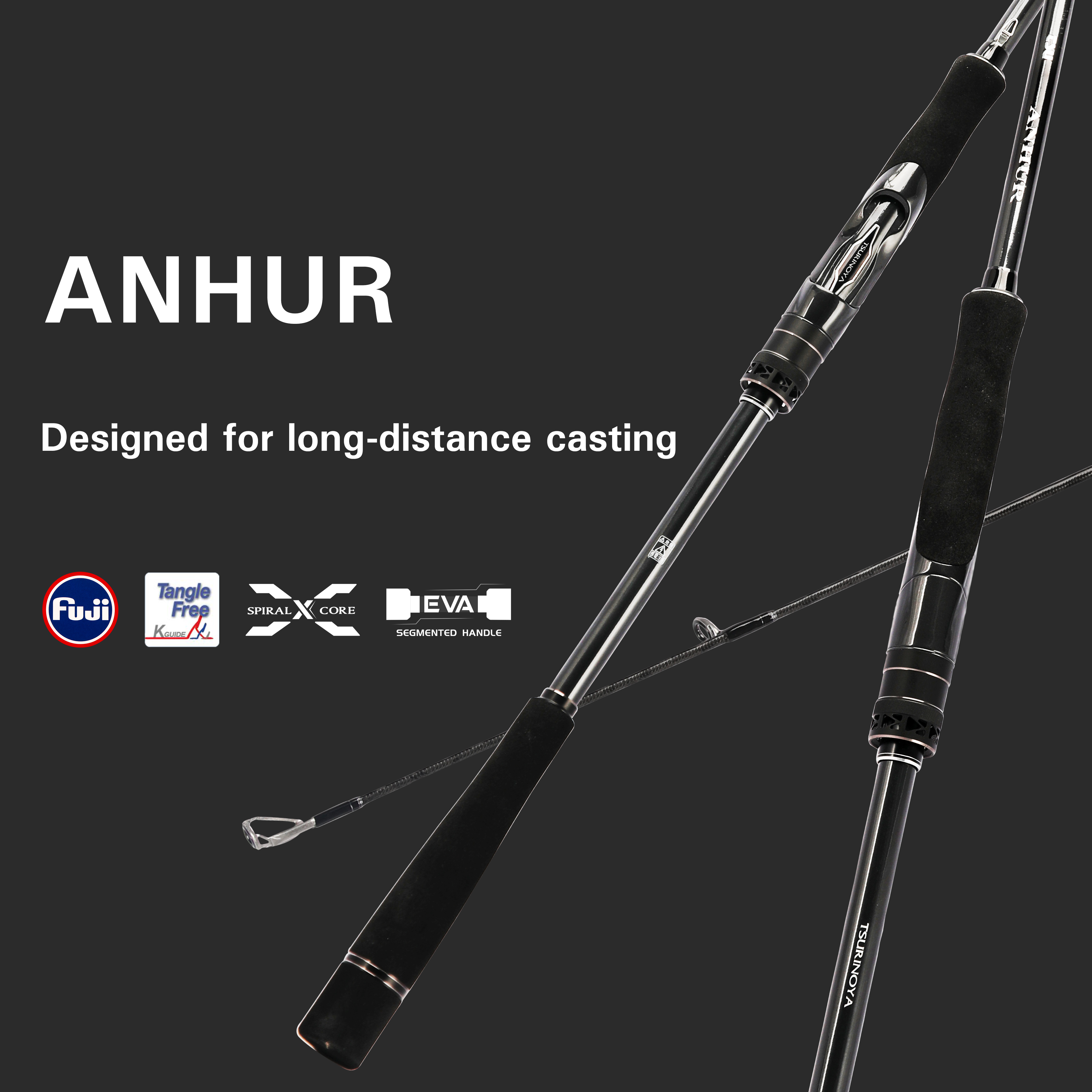 TSURINOYA ANHUR 2.4m 2.59m 2.7 - Fishing Rod Surf avaliação e preço