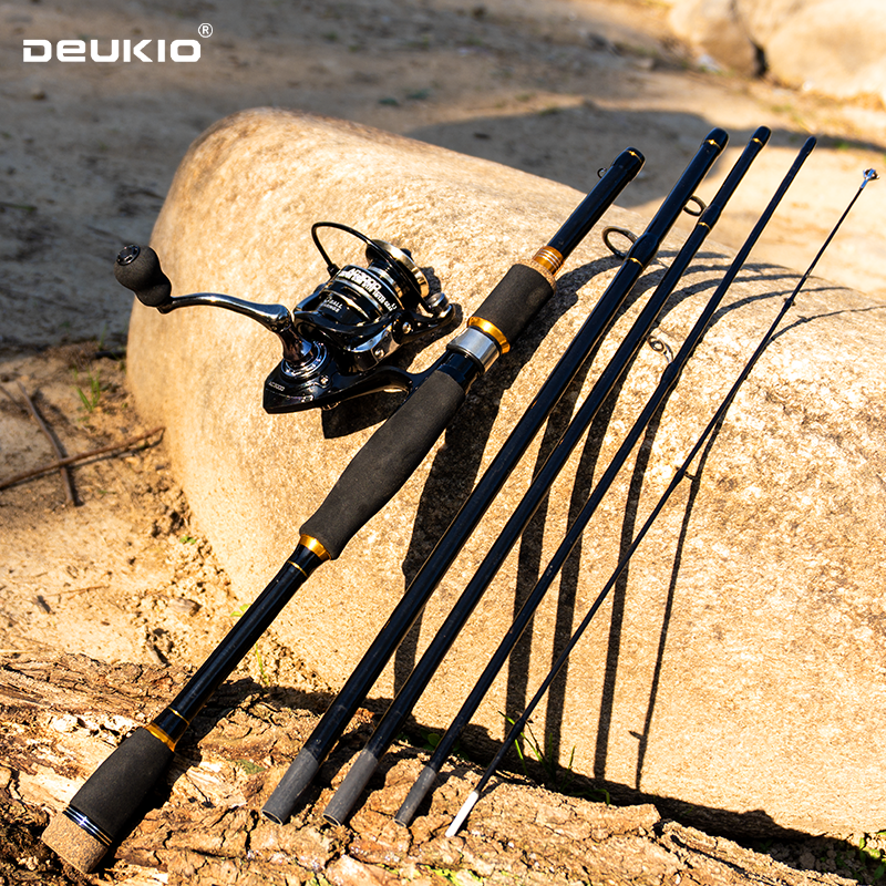 DEUKIO Fishing Rod Reel Combo  - Fishing Rod Spinning avaliação e preço